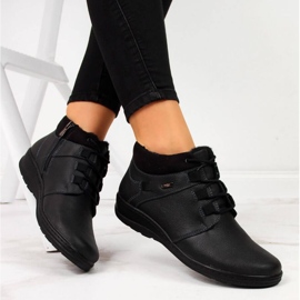 Bottes en cuir isolées Helios W H521A le noir 6