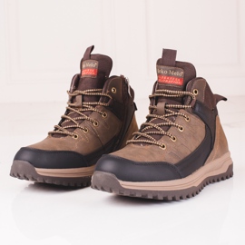 SHELOVET Bottes hautes marron homme brun 2