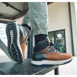 Chaussures homme marron Rieker U0161-42 brun 1