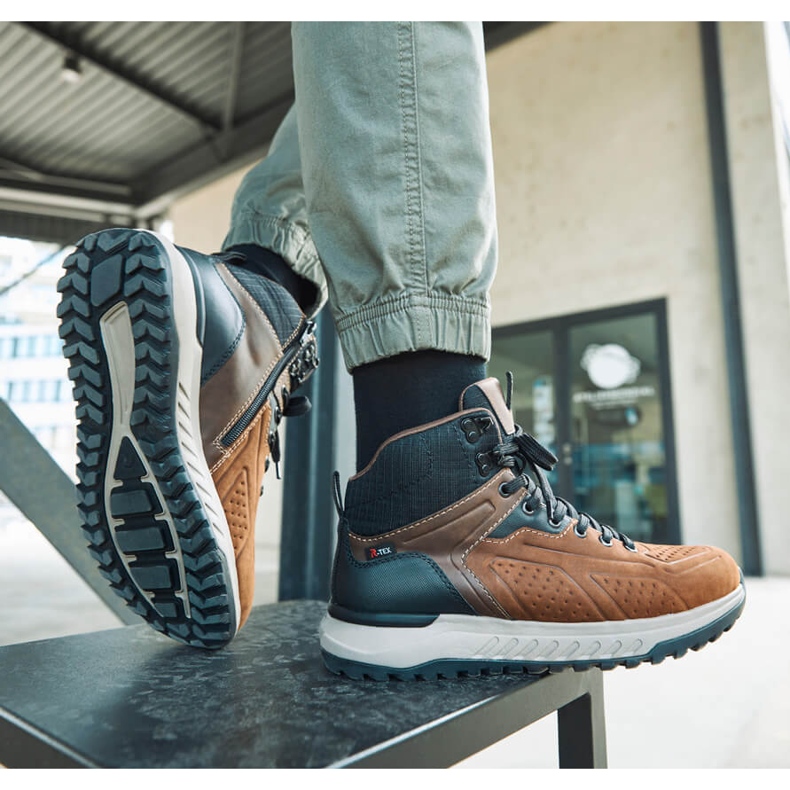 Chaussures homme marron Rieker U0161-42 brun 1