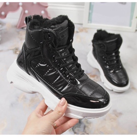 Chaussures de sport pour femmes, métalliques, isolées noires Vinceza 1