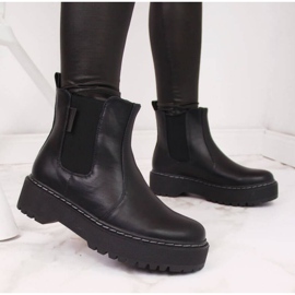 Bottines Chelsea isolées Big Star II274101, noir le noir 2