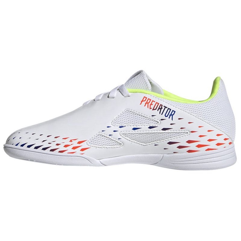 Chaussures de foot Adidas Predator Edge.4 In Jr GV8499 blanche blanche 1
