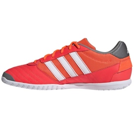 Chaussures de foot Adidas Super Sala In M GV7593 rouge oranges et rouges 1