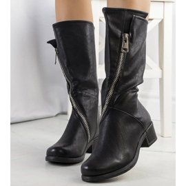 PA1 Bottines Castel noires le noir 1
