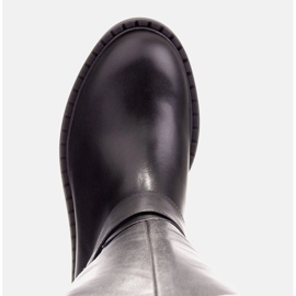 Marco Shoes Bottes avec une tige plus large le noir 7
