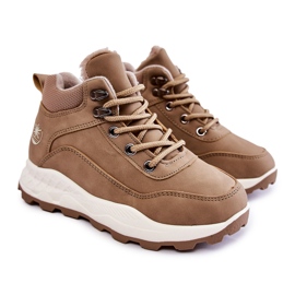 Bottes Chaudes Enfant Trappeurs Beige Otto brun 1