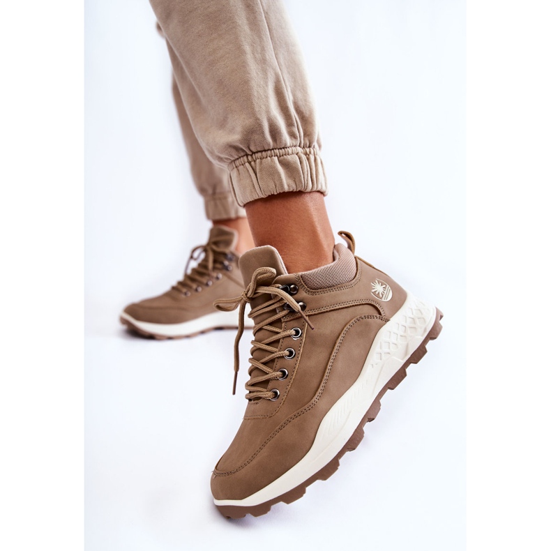 PA1 Chaussures Trekking Chaudes Femme Trappers Beige Otto 1