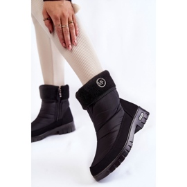 Bottes de neige isolées à la mode pour femmes Progress PROGJ-21-13 Noir le noir 4