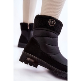 Bottes de neige isolées à la mode pour femmes Progress PROGJ-21-13 Noir le noir 5