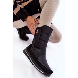 Bottes de Neige Femme Avec Velcro Progress PROGJ-22-128 Noir le noir 1