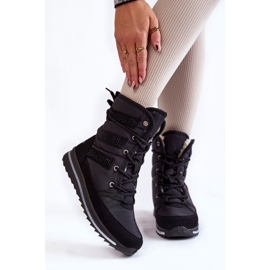 Bottes de Neige à Lacets Femme Progress PROGJ-22-134 Noir le noir 1