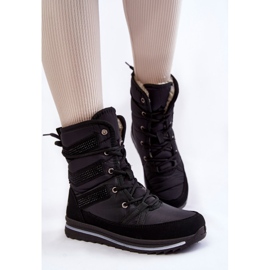 Bottes de Neige à Lacets Femme Progress PROGJ-22-134 Noir le noir 4