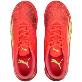 Chaussures de football Puma Ultra Play It Jr 106927 03 rouge oranges et rouges 1 Chaussures de football Puma Ultra Play It Jr 106927 03 rouge oranges et rouges 1