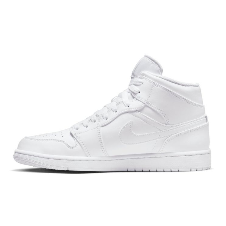 Nike Air Jordan 1 Mid M 554724-136 blanc 1