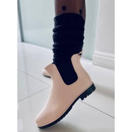 BM Bottes Jodhpur femme Galoches Foxy Beige 1