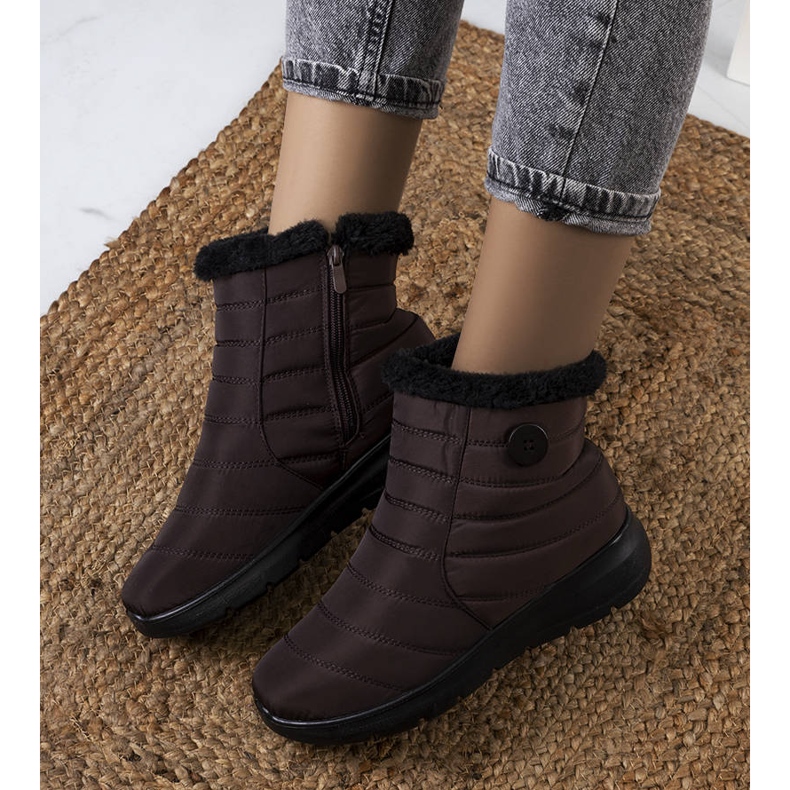 BM Bottines matelassées marron Reign brun 1