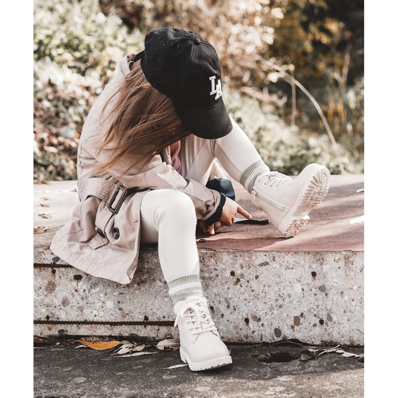 Bottes Trappeur Chaudes Enfant Beige clair Dexter 2 Bottes Trappeur Chaudes Enfant Beige clair Dexter 2