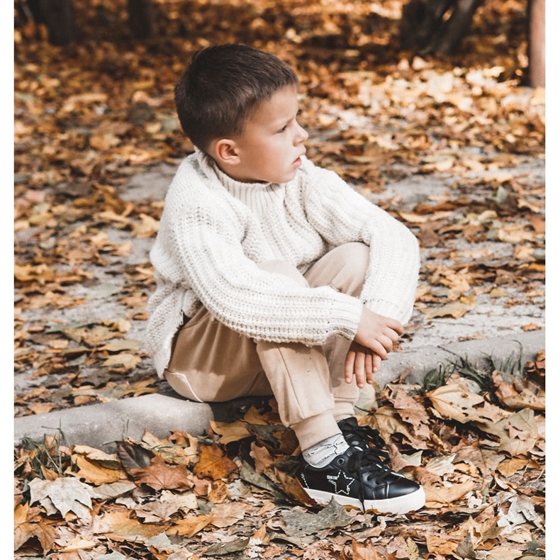 Chaussures de sport pour enfants à lacets Big Star KK374223 Noir 1