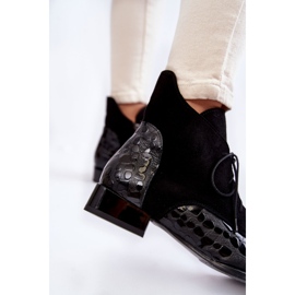 Bottes En Cuir À Talon Plat Maciejka 2878J-01 Noir le noir 5