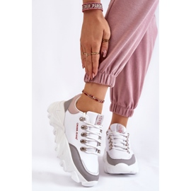 Baskets pour femmes sur la plate-forme Cross Jeans KK2R4071C Blanc blanche 1