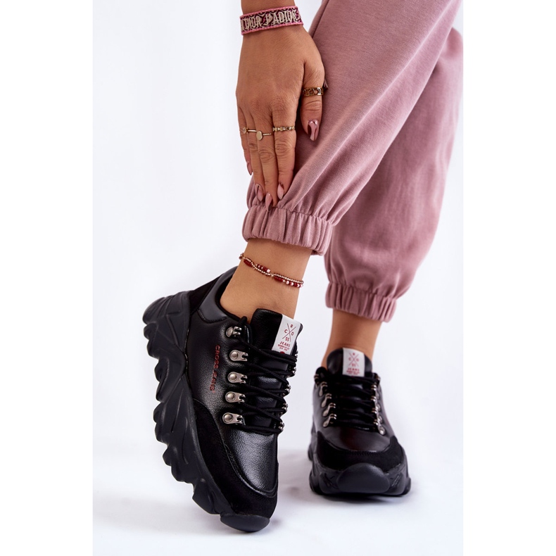 Baskets Femme Sur La Plateforme Cross Jeans KK2R4073C Noir 1