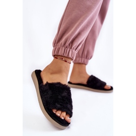 Accueil Chaussons Chaussons Avec Fourrure Inblu EK-05-014 Noir le noir 4