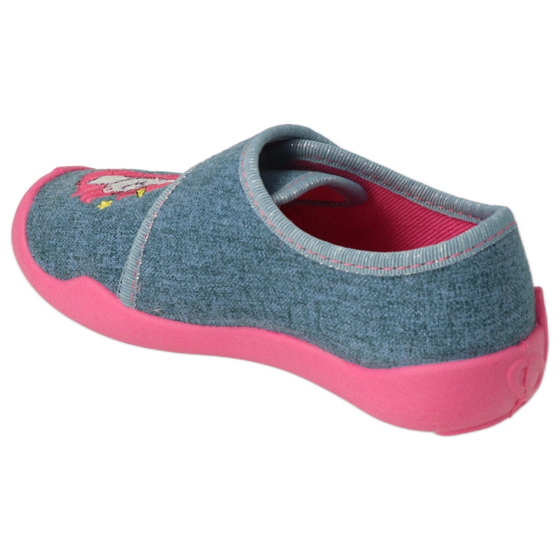 Befado chaussures pour enfants 122X016 bleu rose 3