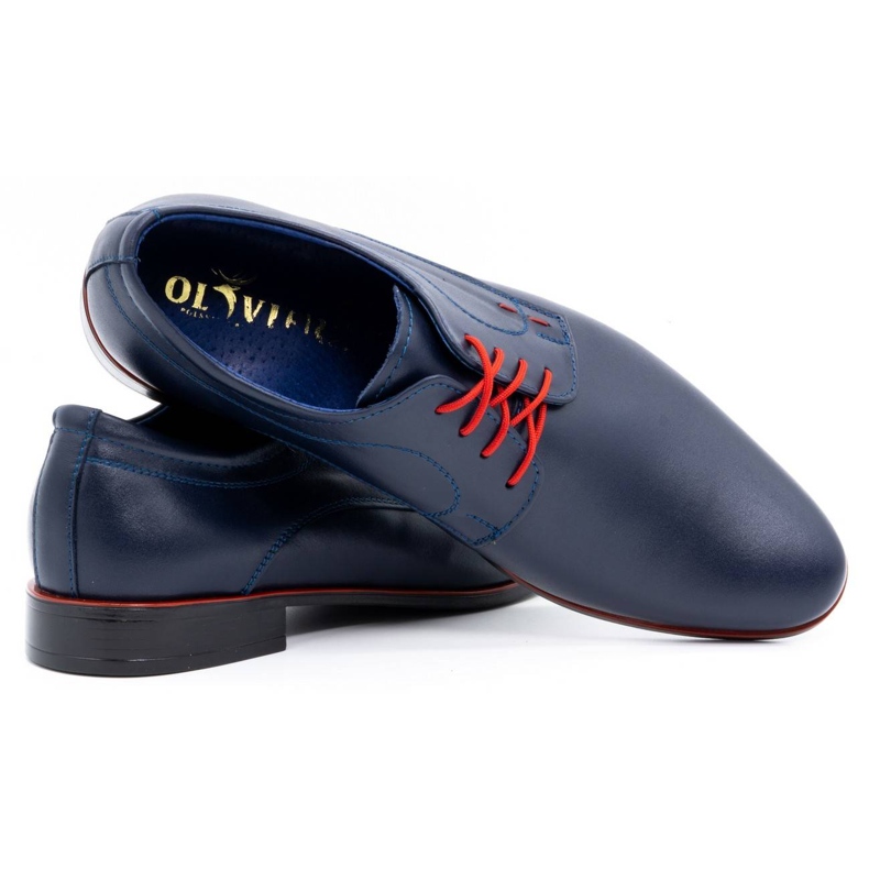 Olivier Chaussures habillées cuir homme 277 bleu marine 3