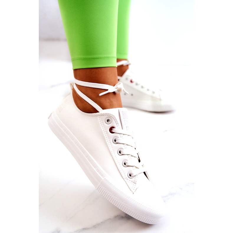 Baskets basses en cuir Big Star JJ274007 Blanc 1