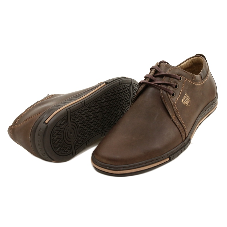 Polbut Chaussures homme en cuir 343 marron brun 5 Polbut Chaussures homme en cuir 343 marron brun 5