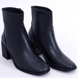BM Bottines noires à talons hauts Dinah le noir 2