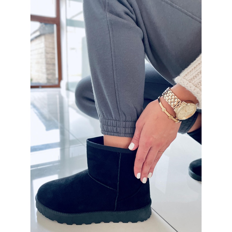 BM Emusy Lilian Bottes de neige noires le noir 2 BM Emusy Lilian Bottes de neige noires le noir 2