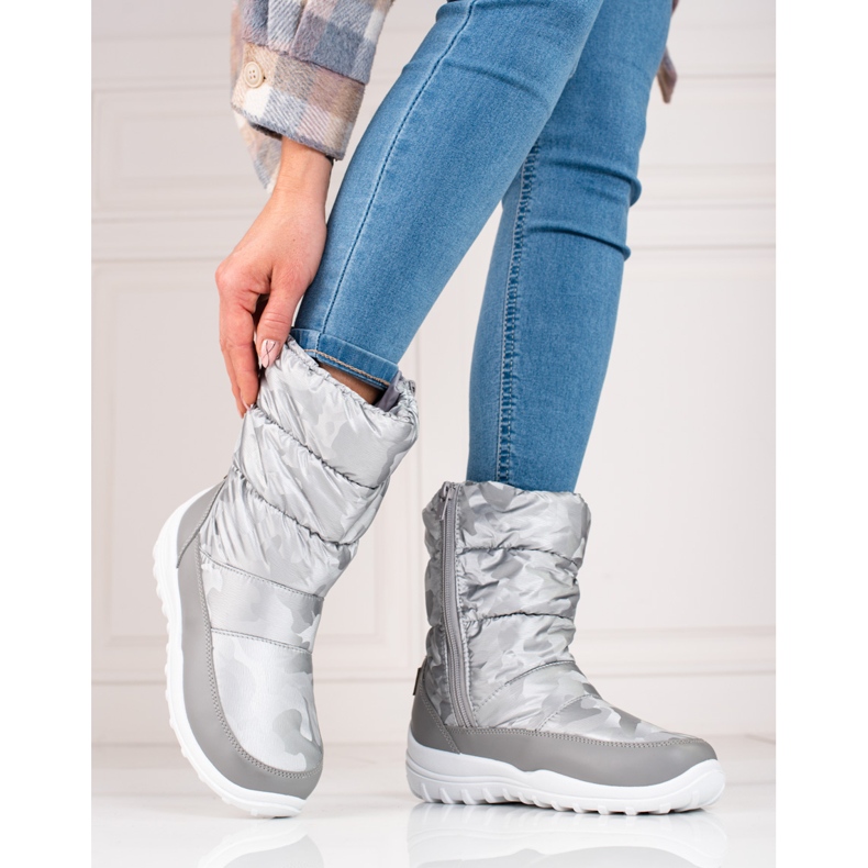 Bottes de neige argentées pour femmes Big Star KK274600G 2