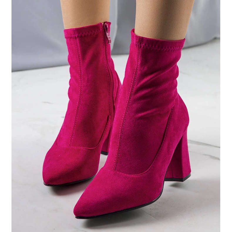 Bottines roses Itzel 1