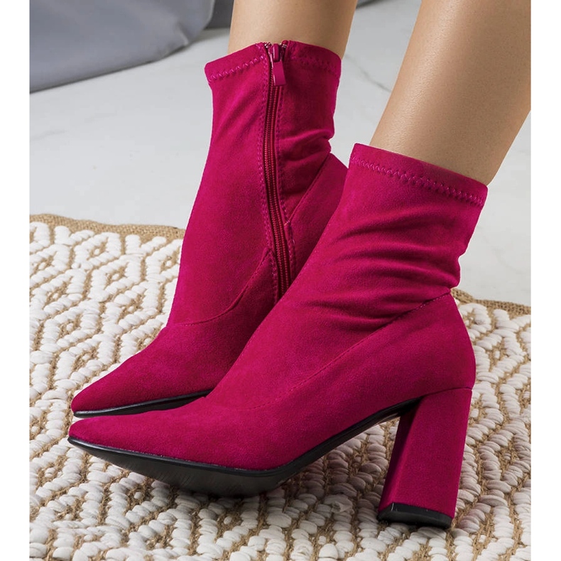 Bottines roses Itzel 2