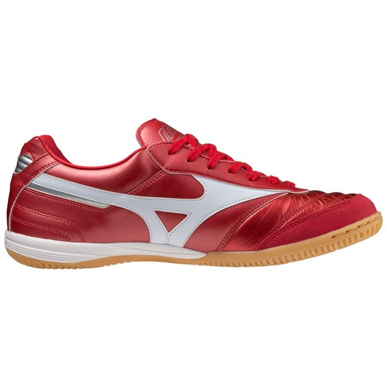 Mizuno Morelia Sala Elite dans les chaussures de football Q1GA221060 rouge oranges et rouges 1