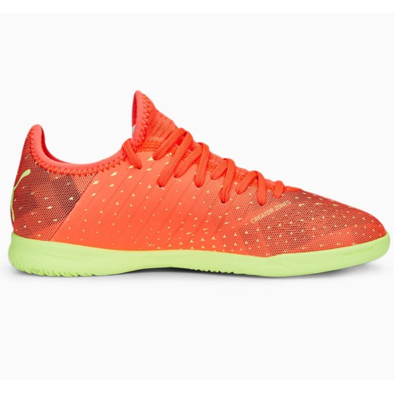 Chaussures de foot Puma Future Z 4.4 It Jr 107018 03 orange oranges et rouges 1