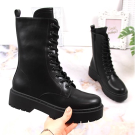 Bottes isolées noires pour femme Potocki le noir 1