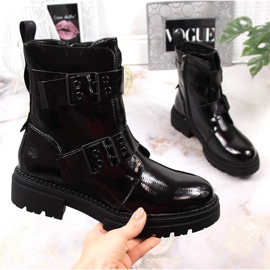 Bottes chaudes pour femme à boucles Noir Laura La.Fi 1