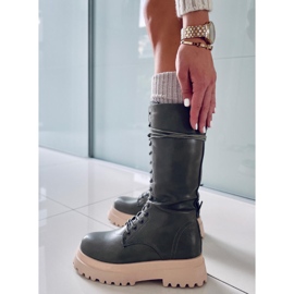 BM Bottines à lacets Zona Green vert 1