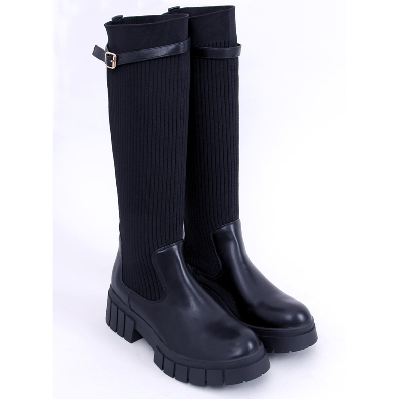 BM Bottes d'équitation avec une tige souple Blow Black noir 2