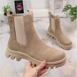 Bottines Jodhpur en cuir, suède, isolées beige Filippo 2 Bottines Jodhpur en cuir, suède, isolées beige Filippo 2