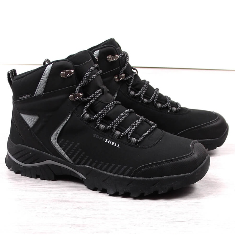 Chaussures de trekking hautes imperméables McKeylor noires le noir 1