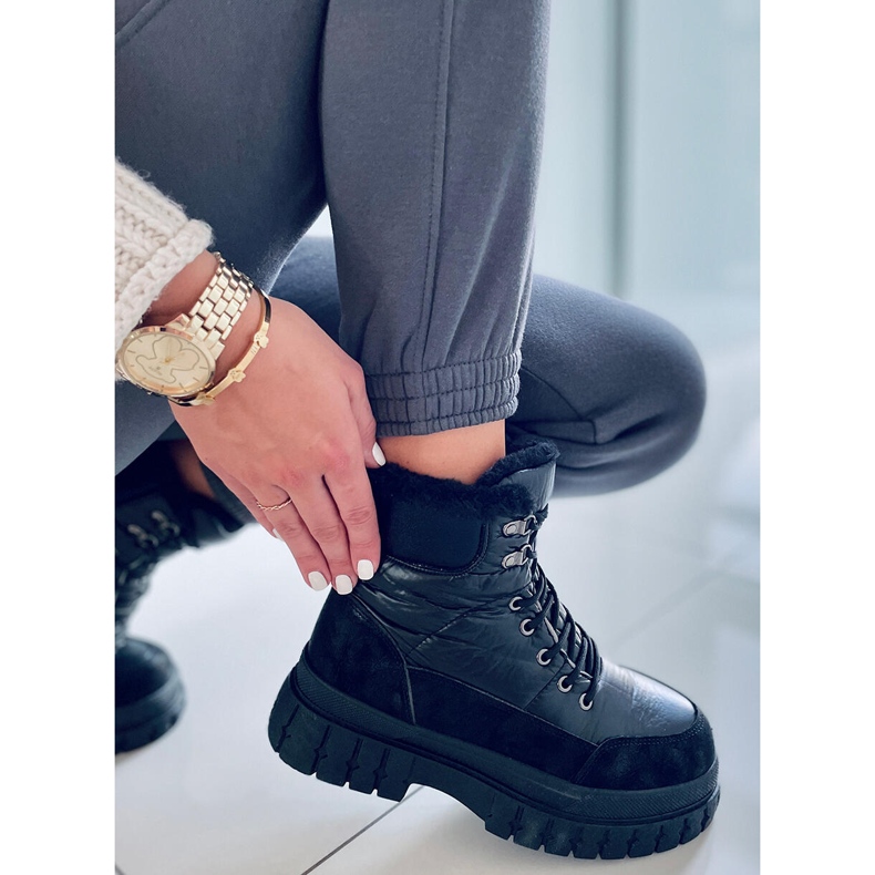 BM Bottes de neige femme Renn Noir 2