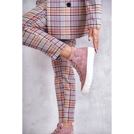 Baskets Femme Big Star High Warm Rose EE274113 2 Baskets Femme Big Star High Warm Rose EE274113 2