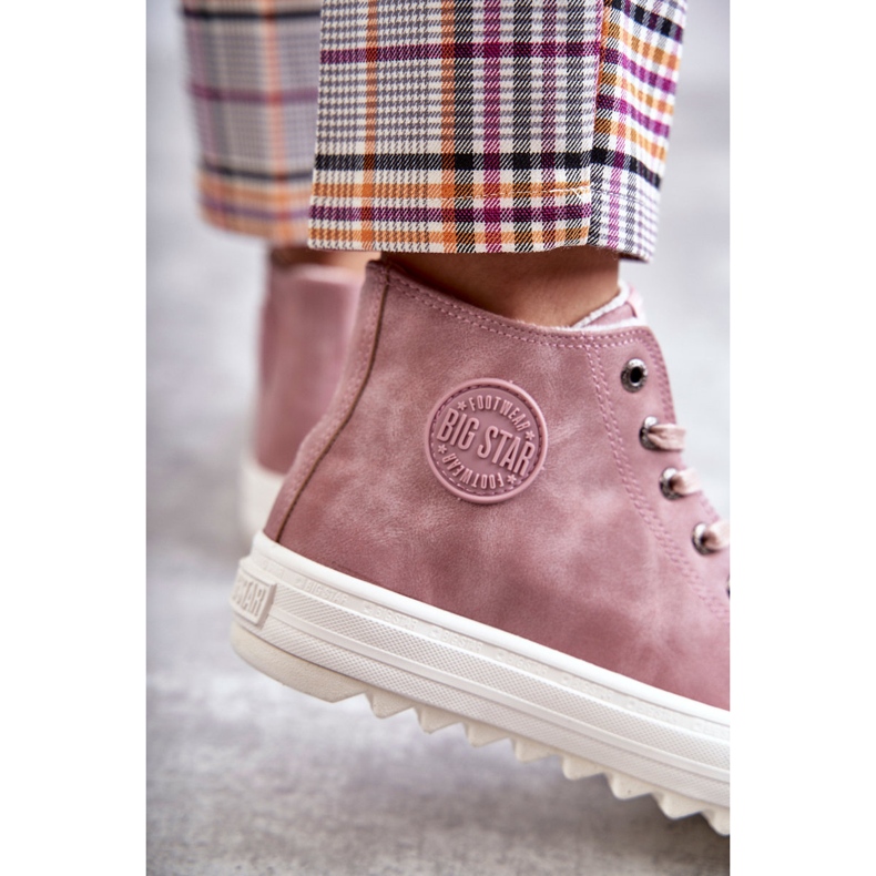 Baskets Femme Big Star High Warm Rose EE274113 1 Baskets Femme Big Star High Warm Rose EE274113 1