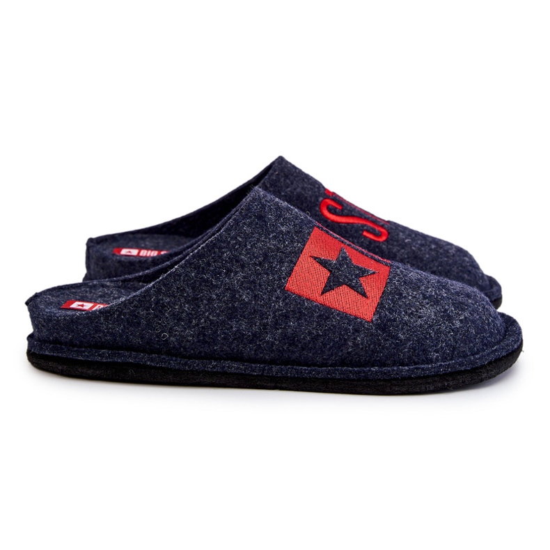Chaussons Homme Classiques Big Star KK176002 Bleu Marine 1 Chaussons Homme Classiques Big Star KK176002 Bleu Marine 1