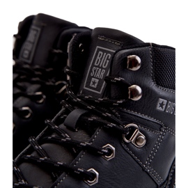 Bottes pour hommes en mousse à mémoire de forme Big Star KK174120 Noir 1