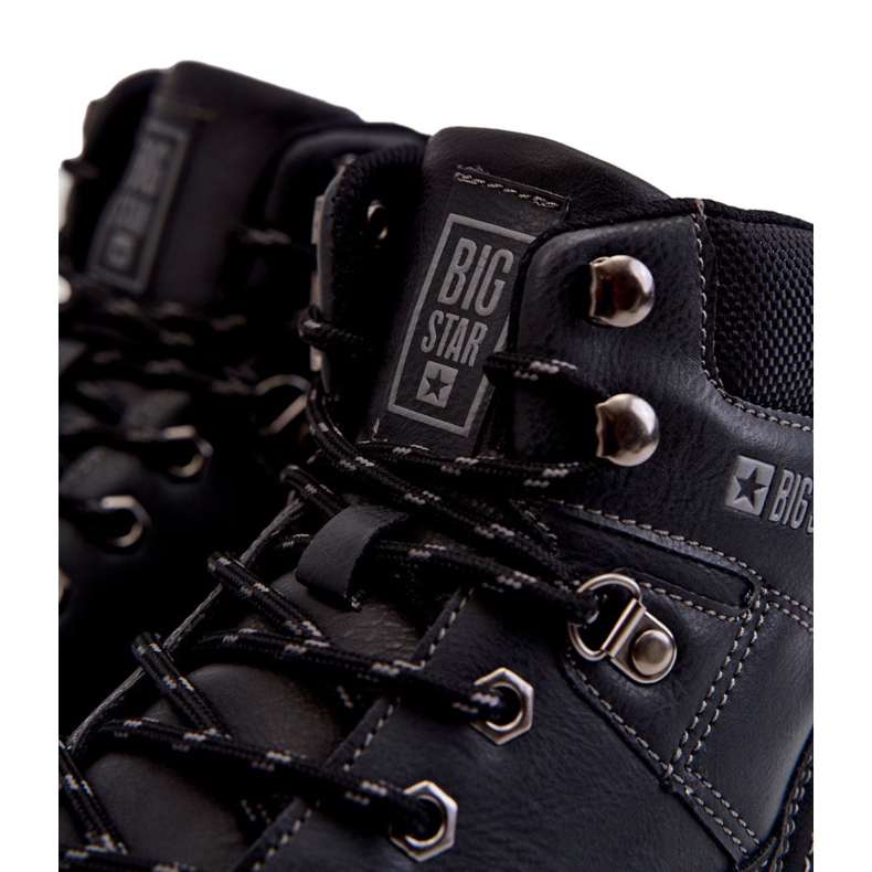 Bottes pour hommes en mousse à mémoire de forme Big Star KK174120 Noir 1